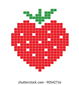 Strawberry ,the scheme for embroidery