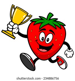Strawberry with Trophy