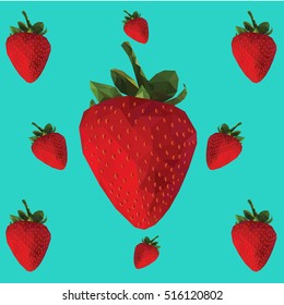 strawberry vector