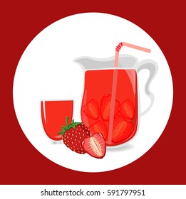 strawberry vector