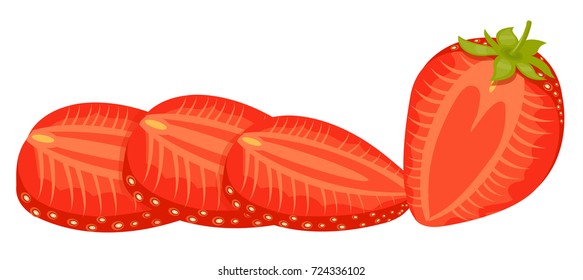 strawberry vector