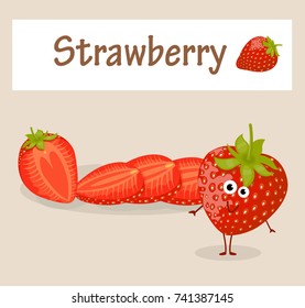 strawberry vector
