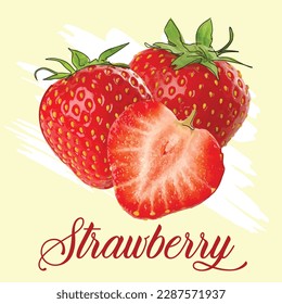 Erdbeerkunst, Grafiken und Stockillustrationen