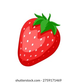 Strawberry vector. Strawberry cartoon design