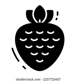 Strawberry vector design, healthy fruit full of vitamin