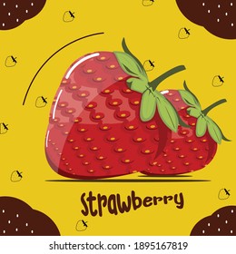 strawberry vector for editing your design