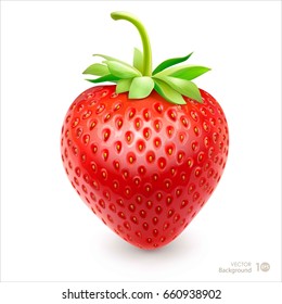 Strawberry. Vector Eps 10.