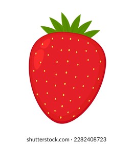 Strawberry vector. free space for text. wallpaper. background. symbol. logo.