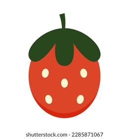 Vector de fresa. espacio libre para texto. fondo de pantalla. de fondo. símbolo. logotipo.