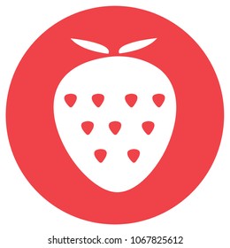 strawberry vector icon