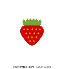 strawberry vector icon