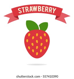 Strawberry vector icon