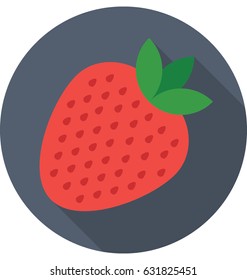 Strawberry Vector Icon