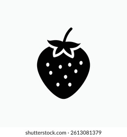 strawberry vector icon fully editable vector template