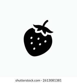 strawberry vector icon fully editable vector template