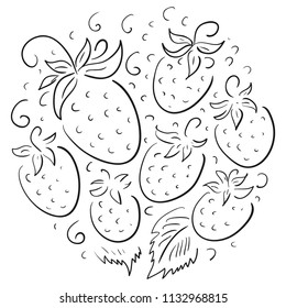 Strawberry. Vector illustration