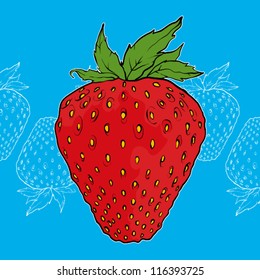 	 Strawberry vector illustration