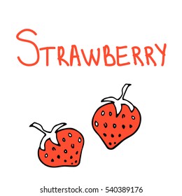 Strawberry. Vector illustration