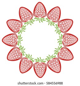 Strawberry. Vector illustration.