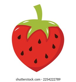 Erdbeerdesign-Vektorgrafik-Design
