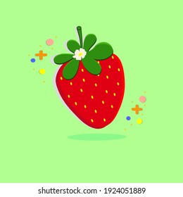 Strawberry vector. Strawberry illustration. Strawberry. Strawberry fruit.
