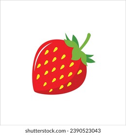 strawberry vector illustration, icon, banner, background