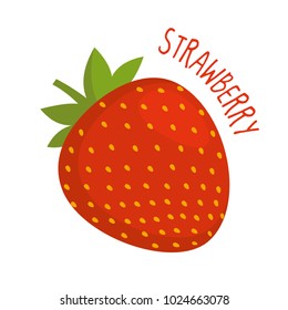 Strawberry vector illustration isolated