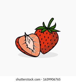 Strawberry vector illustration isolated for all purpose