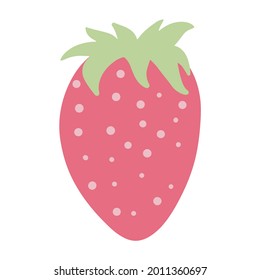 Strawberry Vector illustration of strawberries isolated on a white background.