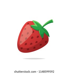 Strawberry vector isolated illustration