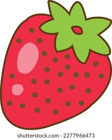Vector de fresa para logotipo u otro diseño