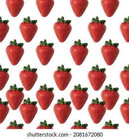 imagen vectorizada de fresa. fruta fresca