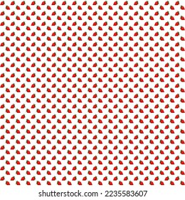 Strawberry in white background. Seamless fabric pattern for baby towels, bed covers, baby clothes, dresses, tablecloths, curtains, etc.