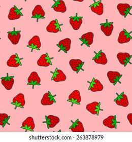 strawberrys seamless background