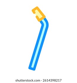straws titanium ultralight color icon vector. straws titanium ultralight sign. isolated symbol illustration