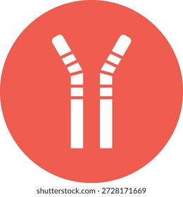 Ilustração de design de ícone de vetor de palhas