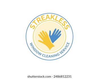 Vector de diseño de logotipo de limpieza Streakless