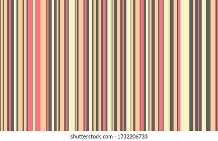 Streaky vertical parallel stripes seamless geometric pattern. Trendy summer vertical lines stripes endless ornament. Geometric fabric print.