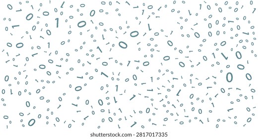 Stream binary code. Binary code matrix. Background on screen from numbers 0 and 1. Computer matrix. Numbers on screen. Binary code. Graphic data, decryption, algorithm, encryption element.