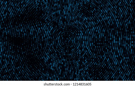 A stream of binary matrix code on the screen. numbers of the computer matrix. The concept of coding, hacker or mining of crypto-currency bitcoin. Vector illustration.