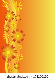 stream of flowers