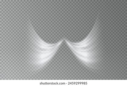 Stream of fresh wind png. Imitation of the exit of cold air from the air conditioner.	
