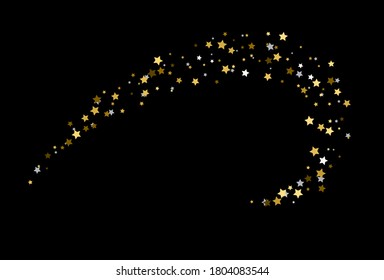 Stream from gold and silver stars