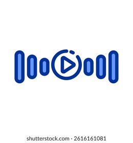 Stream Icon Element For Design