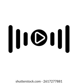 Stream Icon Element For Design