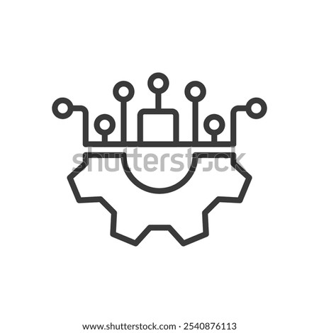 Stream Processing, icon in line design. Stream, processing, real-time, data, analytics, architecture, analysis on white background vector. Stream Processing editable stroke icon