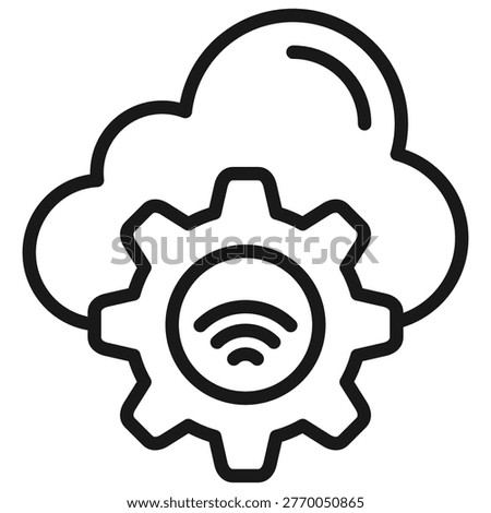 Stream Setup Icon Element For Design