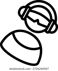 Streamer editierbare Cartoon-Stil Aufkleber Vektor