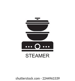 streamer pot icon, kitchen icon