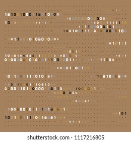Streaming abstract binary code background. Data and technology, decryption and encryption. Coding or Hacker concept.